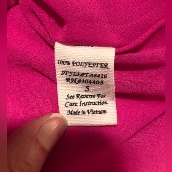 Mine, from Buckle, fucia, S, swing strappy tank top with back neck cutout - Picture 6 of 11